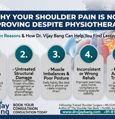 shoulder pain specialist in ahmedabad, dr Vijay Bang, gold medalist, Switzerland return, BANG SHOULDER INSTITUTE, 10000+ surgeries, shoulder surgeon