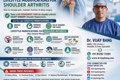 shoulder arthritis reverse shoulder replacement surgeon in ahmedabad, gold medalist , dr Vijay Bang