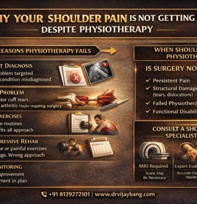 shoulder specialist surgeon in ahmedabad dr vijay bang, gold medalist, Switzerland trained.