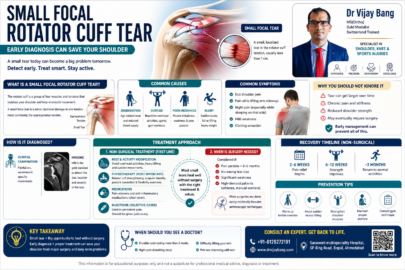 small rotator cuff tear treatment in ahmedabad dr vijay bang, shoulder orthopedic surgeon in Bopal, Ahmedabad